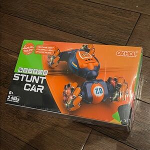 Orange and Blue Stunt Car